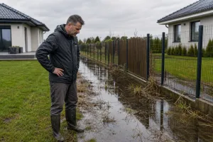 Co zrobić, gdy sąsiad zalewa twoją działkę? Wyjaśniamy, jakie masz opcje