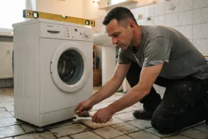 Jak prawidłowo wypoziomować pralkę na krzywej podłodze? Instrukcja krok po kroku