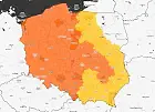 Burze z gradem i silny wiatr. Alert RCB