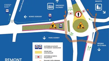 Od soboty zmiany na węźle Hucisko