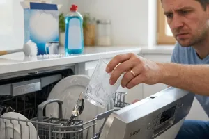 Dlaczego zmywarka zostawia biały osad na naczyniach? Często chodzi o jeden prosty błąd