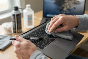 Jak wyczyścić klawiaturę w laptopie? Krok po kroku i czego unikać