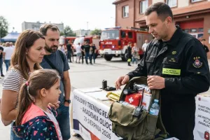 Ogólnopolski trening reagowania kryzysowego. Syreny, plecak ewakuacyjny i schrony