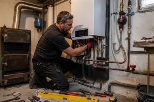 Ile bierze hydraulik za podłączenie pieca w 2026 r.?