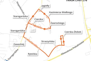 Tak będzie jeździł minibus do nowego żłobka. Trasa wybrana