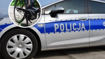 Na kradzionym rowerze nie uciekł policji