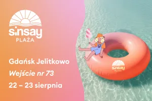 Ostatnie dni wakacji? Wskakujcie na plażę! Sinsay Plaża 2026 ma swój finał w Gdańsku
