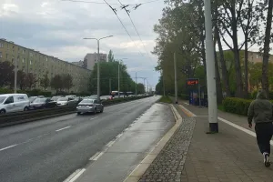 Zwężą ul. Morską na chylońskim odcinku
