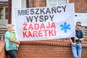 Mieszkańcy Sobieszewa protestują. Chcą całorocznej karetki na wyspie