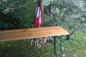 "Dobra flaga, zła flaga". Kontrowersje podczas obchodów na Westerplatte