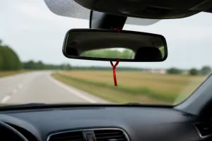 Co oznacza czerwona wstążka na samochodzie?