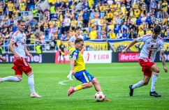 Arka Gdynia - ŁKS Łódź 1:1. Znów "nie dowieźli" prowadzenia. Nie tylko przez karny