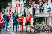 Pół tysiąca osób poszło, pobiegło i pojechało w jubileuszowym festiwalu Pół tysiąca osób poszło, pobiegło i pojechało w jubileuszowym festiwalu