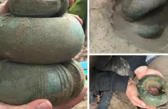 Skarby z epoki żelaza znalezione w lesie. Po raz drugi