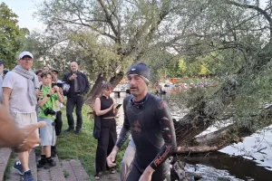Dawid Frankowski podejmuje wyzwania pływackie. Chce przepłynąć Kanał La Manche
