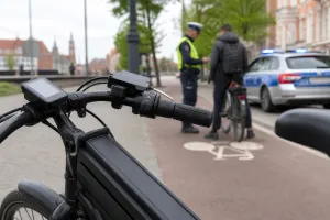 Rower elektryczny czy już motorower? Rowerzysta ukarany kilkoma mandatami