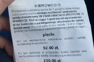 10 zł za przekroczenie czasu parkowania? Tak, to możliwe
