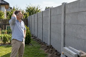 Co zrobić, gdy sąsiad postawił betonowe ogrodzenie bez mojej zgody?