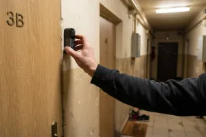 Kamera nad drzwiami mieszkania. Czy można nagrywać sąsiadów na klatce?