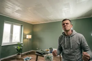 Plamy na suficie po malowaniu. Dlaczego powstają smugi i jak je usunąć?