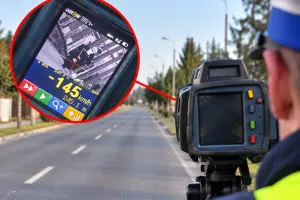 Motocyklista pędził ul. Morską 145 km/h