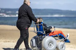 Wózki plażowe w Gdańsku i Gdyni dostępne też po sezonie letnim