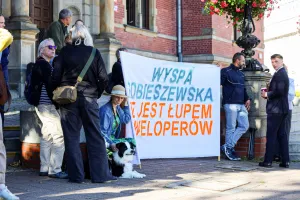 Mieszkańcy protestują przeciw planowi zabudowy Wyspy Sobieszewskiej