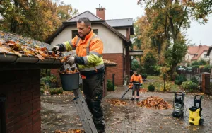 Czyszczenie rynien i jesienne porządki wokół domu. Cennik usług 2026