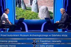 Gdańskie pytanie w "Milionerach". Publiczność uratowała uczestnika