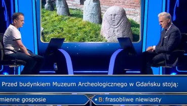 Gdańskie pytanie w "Milionerach". Publiczność uratowała uczestnika