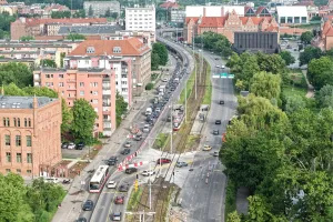 Tramwaje wracają na Podwale Przedmiejskie. Ruch wahadłowy przy Moście Gerbera