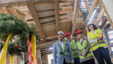 Wiecha na przyszłej siedzibie Cappelli Gedanensis