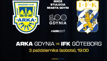 Arka Gdynia - IFK Goeteborg i pokaz laserów. Wszystko o meczu 100-lecia