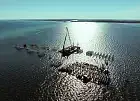 Fundament pod pływający terminal LNG gotowy