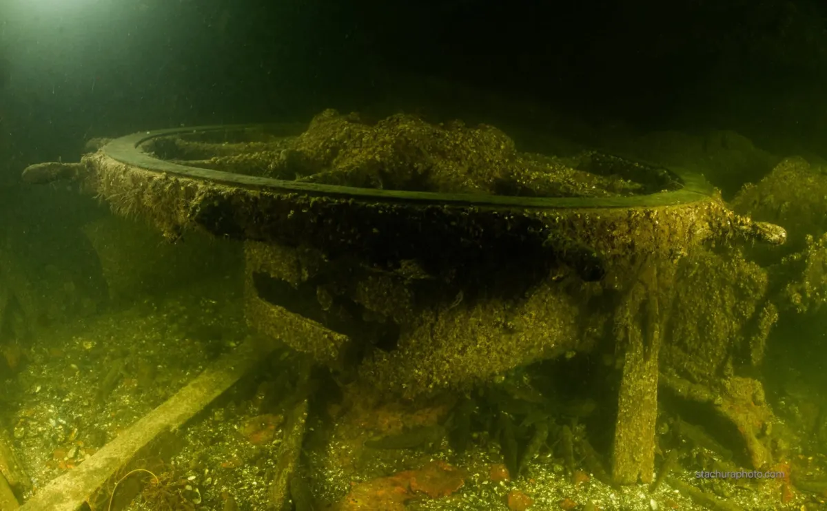 Photo: Trojmiasto.pl Divers locate wreck of ORP Gdynia in Bay of Puck