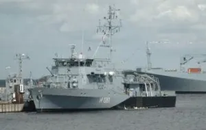 Okręty NATO przy Westerplatte
