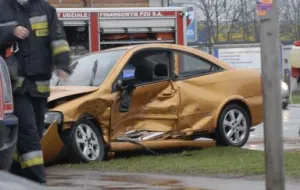 Groźny wypadek na skrzyżowaniu przed Halą Olivia