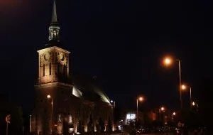 Kościół św. Barbary iluminowany