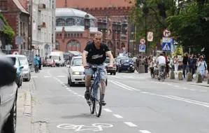 Trudno jeździć po gdańskim Śródmieściu