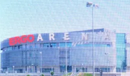 Logo ERGO Arena na sopocko-gdańskiej hali
