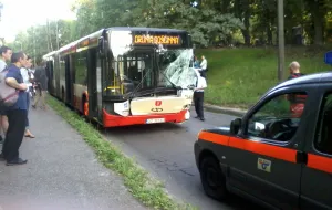 Wypadek autobusu na ul. 3 Maja