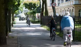 Włoski strajk rowerzystów w Sopocie