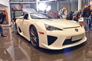 Lexusa LFA można było tylko obejrzeć