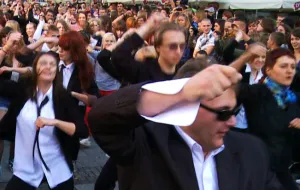Zatańczyli "Gangnam Style" na Długim Targu