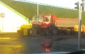 Wypadek autokaru na ul. Sucharskiego