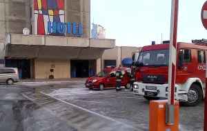 Poranny pożar w Hotelu Gdynia