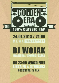 Golden Era x 100% Classic Rap - Dj Wojak (DwaZera/Ziomboi Klika)