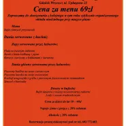 Obiad niedzielny w Villi uphagena przy muzyce piano na żywo