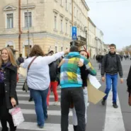 Happening na ulicach Gdańska - Free Hugs!