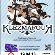 Koncert: Klezmafour + impreza Folk & Rock